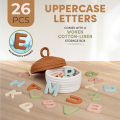 Silicone Magnetic Uppercase Letters – 26-Piece Set