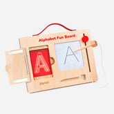 Wooden Letter & Number Tracing Board – Fine Motor Skill Writing Practice with Directional Arrows