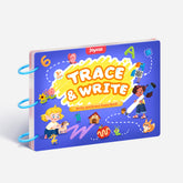 48 Page Reusable Handwriting Practice Book – Dry-Erase Letters, Numbers & Maze Learning Activity Set
