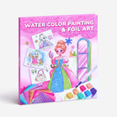 JoyCat Princess & Magical Pony 1 2-in-1 Paint with Water Craft Book for Kids Ages 4-8