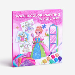 JoyCat Princess & Magical Pony 1 2-in-1 Paint with Water Craft Book for Kids Ages 4-8