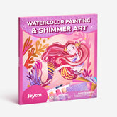 JoyCat Ocean Princess 2-in-1 Paint with Water Craft Book for Kids Ages 4-8