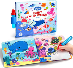 Ocean Reusable Water Coloring Book for Toddlers