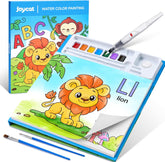 JoyCat Animal & Alphabet Paint with Water Coloring Book for Kids Ages 3-8