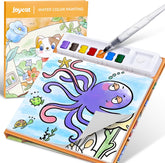 JoyCat Common Knowledge Paint with Water Coloring Book for Kids Ages 3-8