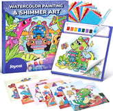 JoyCat Dinosaurs 2-in-1 Paint with Water Craft Book for Kids Ages 4-8