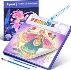 JoyCat Elf Friends Paint with Water Coloring Book for Kids Ages 3-8