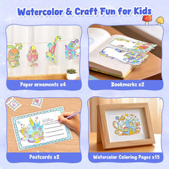 JoyCat Magic Playhouse Paint with Water Coloring Book for Kids Ages 3-8