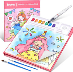 JoyCat Party Paint with Water Coloring Book for Kids Ages 3-8