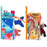 JoyCat 2-Pack Baby Cloth Books