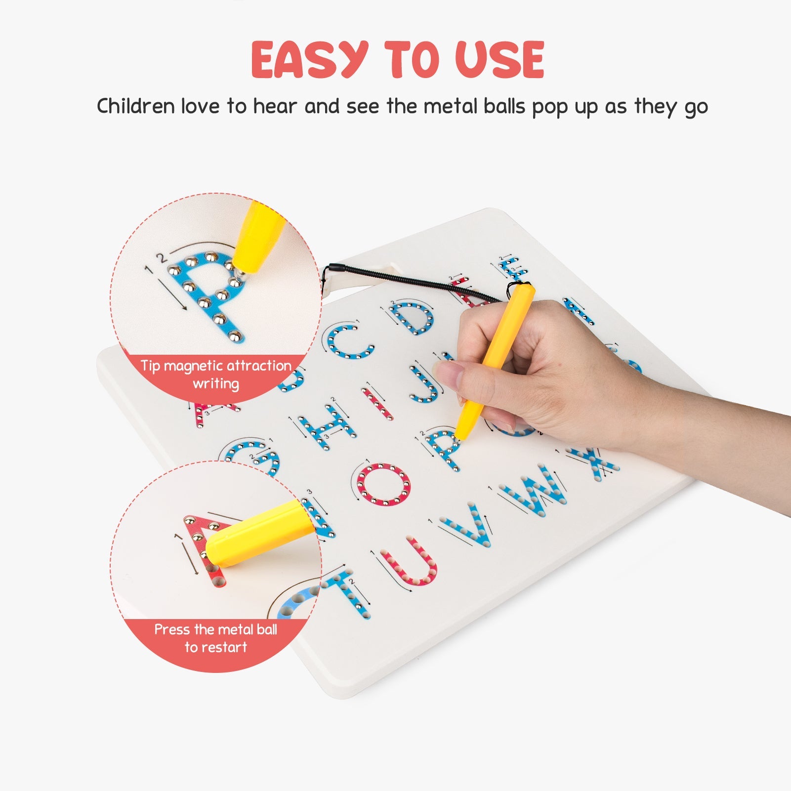 Double-Sided Alphabet Magnetic Letter Board – Early Learning Tool