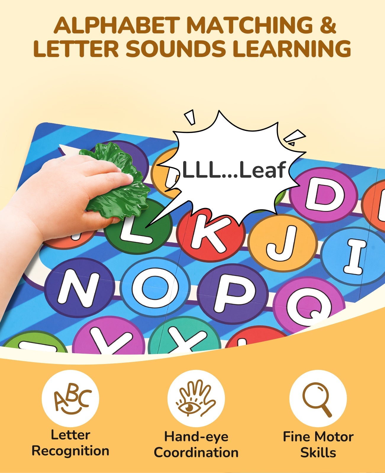 Alphabet Mystery Box for Kids – 26 Miniature Object Learning Toys with Double-Sided Letter Board