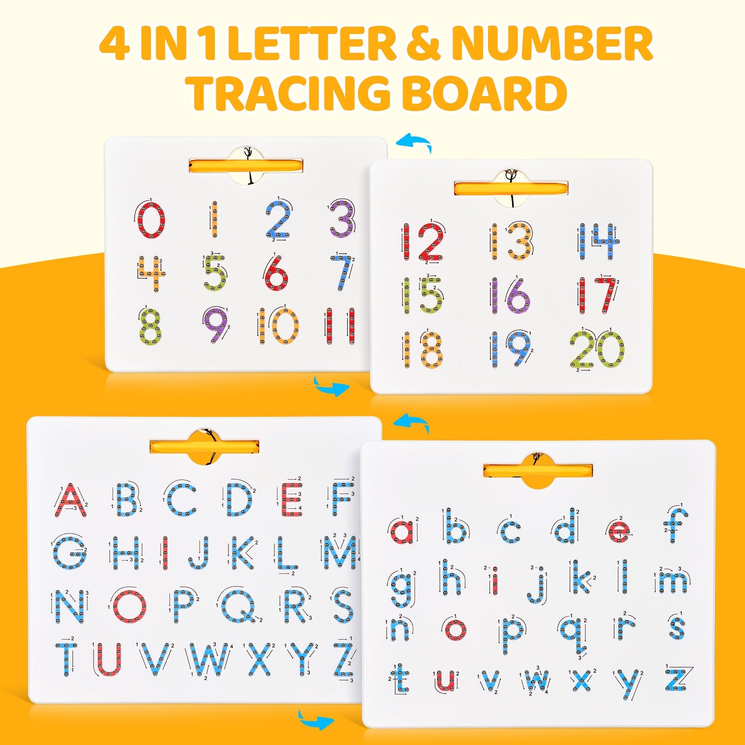 Double-Sided Alphabet Magnetic Letter Board – Early Learning Tool