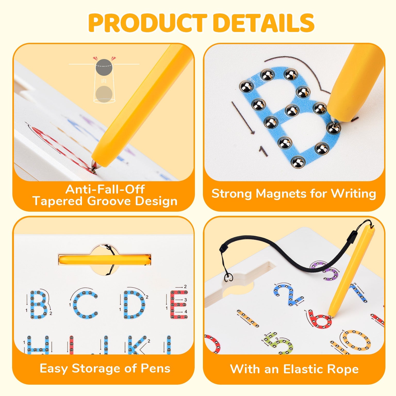 Double-Sided Alphabet Magnetic Letter Board – Early Learning Tool