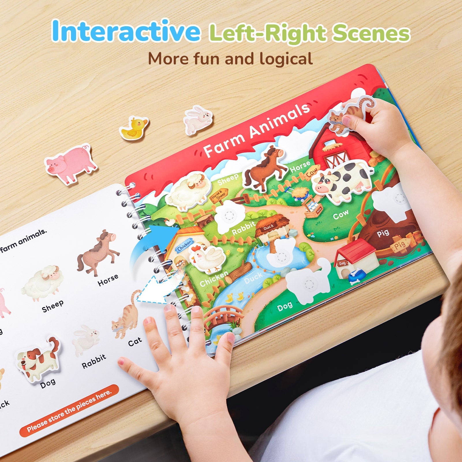 JoyCat Preschool Busy Book for Toddlers