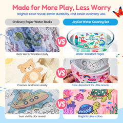 Reusable Water Coloring Books 3 Pack – Fairy, Dinosaur & Ocean
