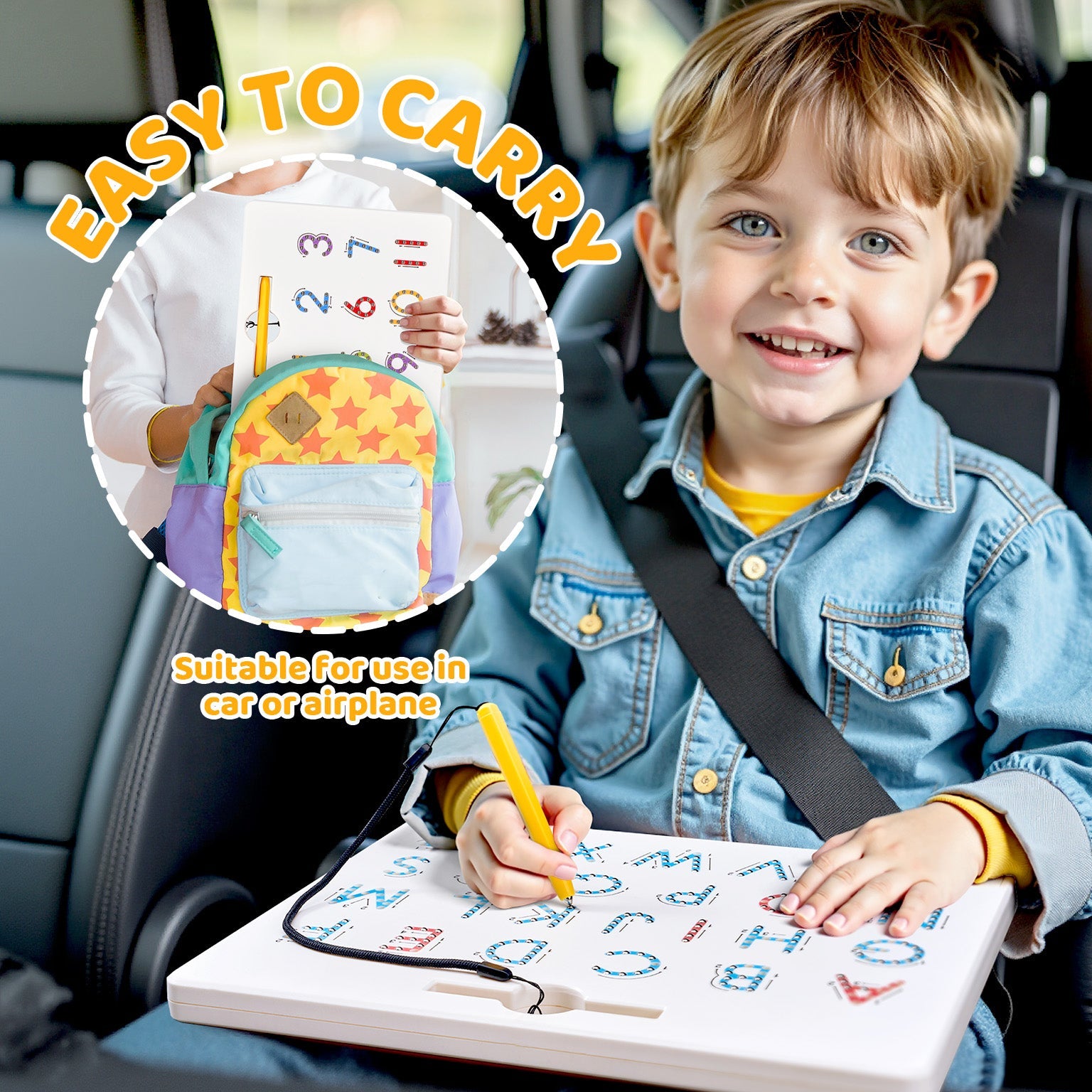 Double-Sided Alphabet Magnetic Letter Board – Early Learning Tool