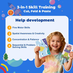 Toddler Scissor Skills Activity Book