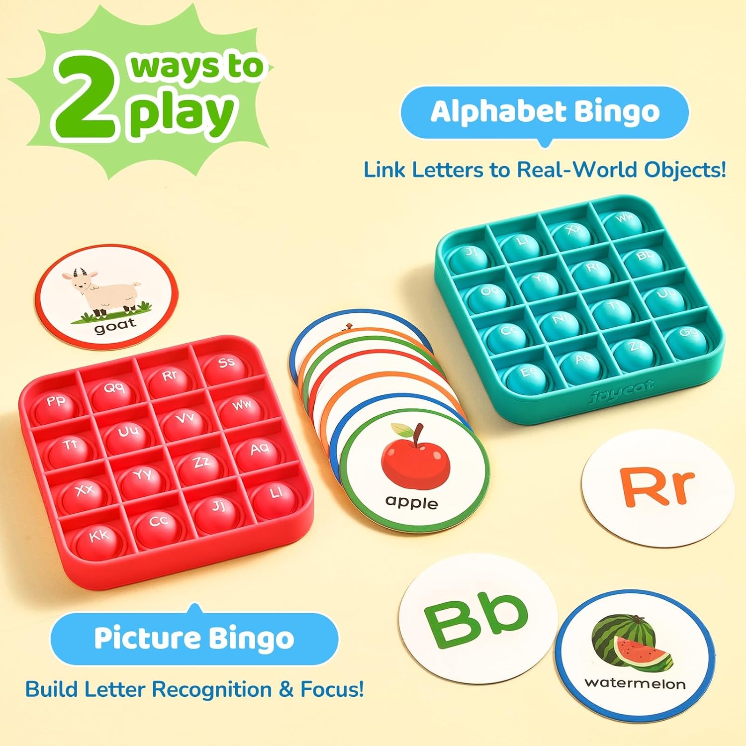 Alphabet Bingo Board Game