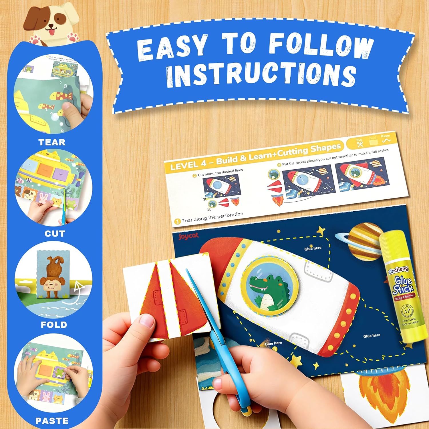 Toddler Scissor Skills Activity Book