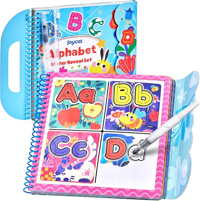 Water Reveal Alphabet Coloring Book – Mess-Free & Reusable Learning Activity for Toddlers