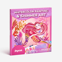 JoyCat Ocean Princess 2-in-1 Paint with Water Craft Book for Kids Ages 4-8