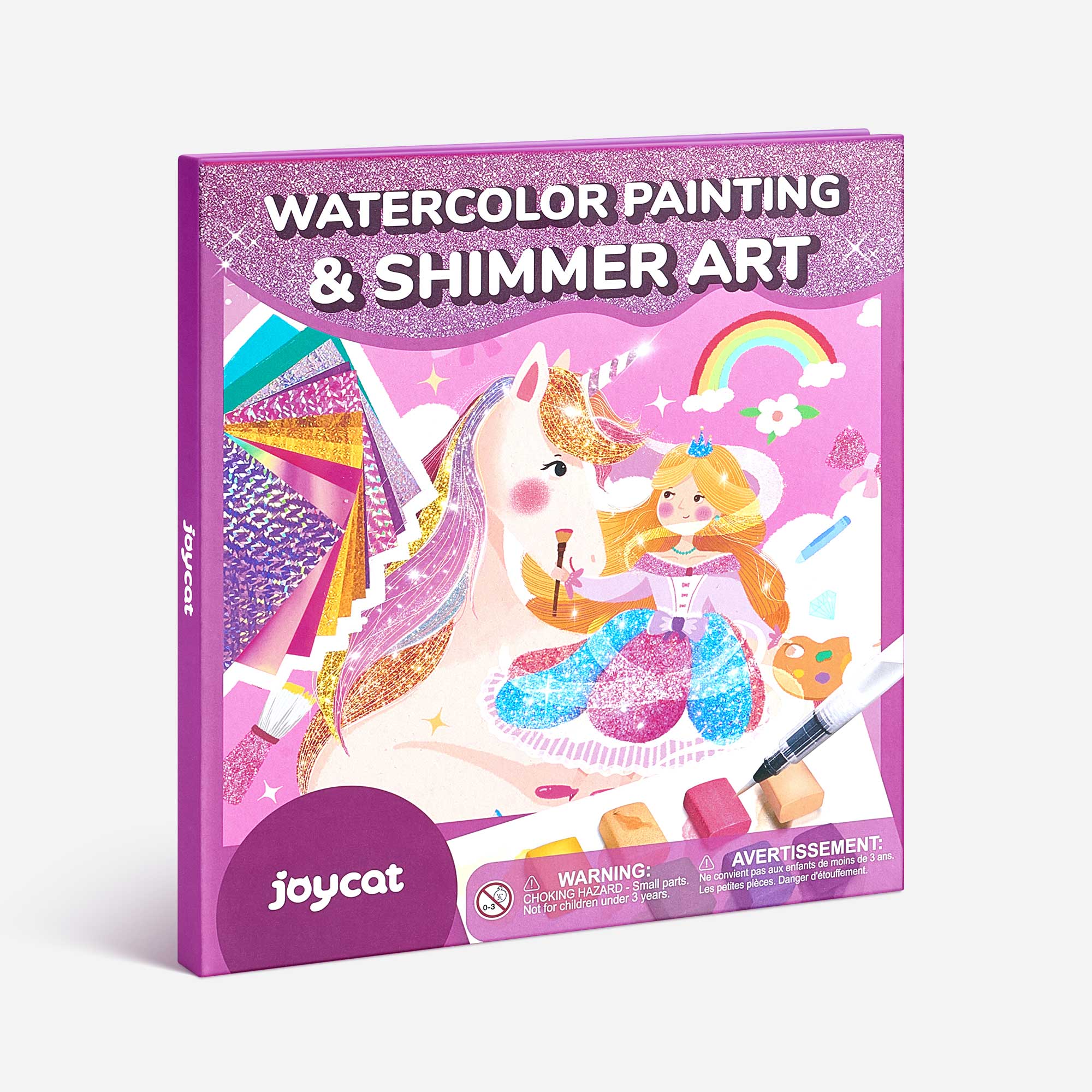 JoyCat Princess & Magical Pony 2 2-in-1 Paint with Water Craft Book for Kids Ages 4-8