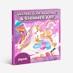 JoyCat Princess & Magical Pony 2 2-in-1 Paint with Water Craft Book for Kids Ages 4-8