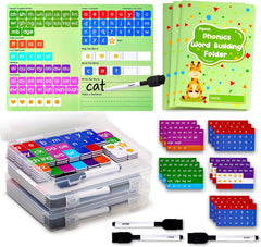 JoyCat 3 Sets Magnetic Letter Tiles for Classroom Phonics Practice