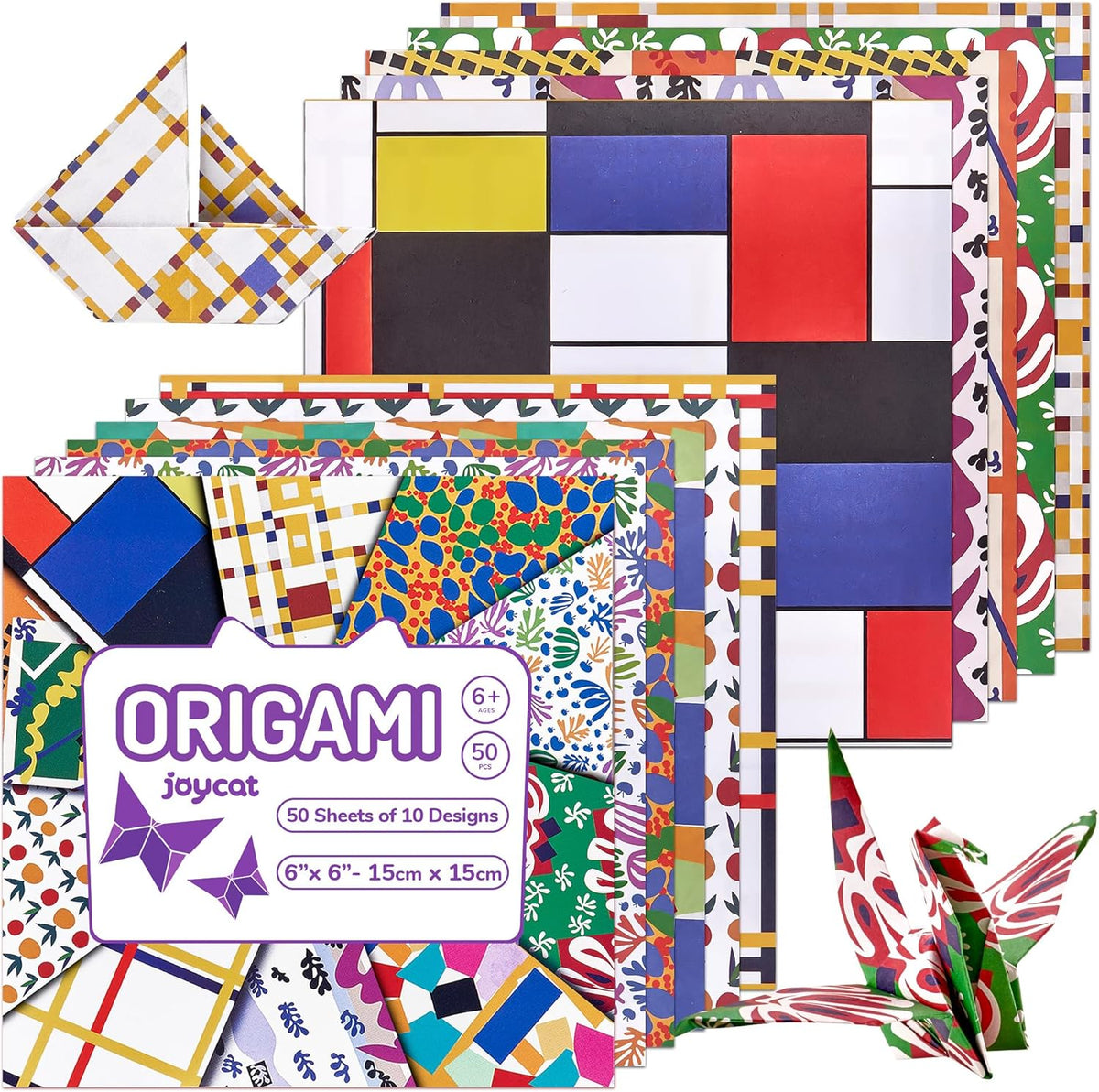 Origami Paper 6x6 Inches