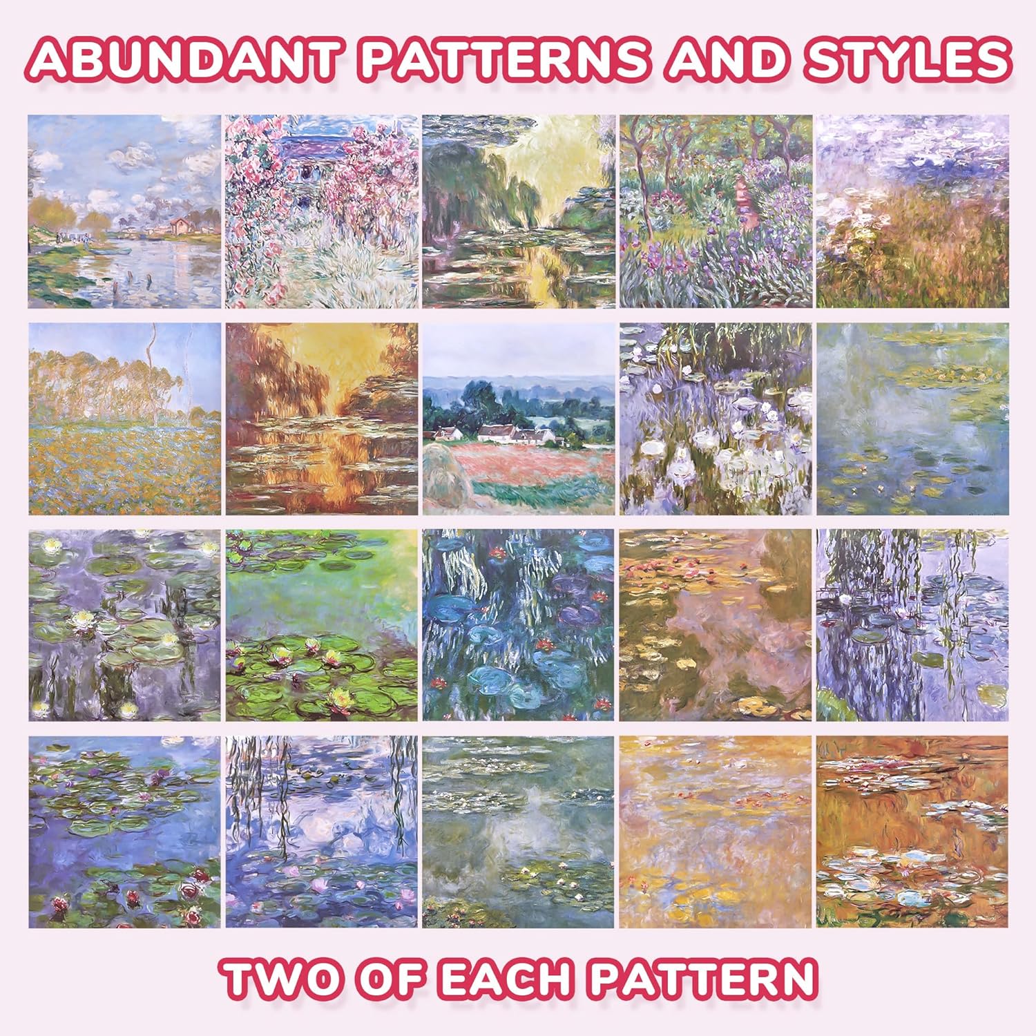 Inspired Origami Paper Monet
