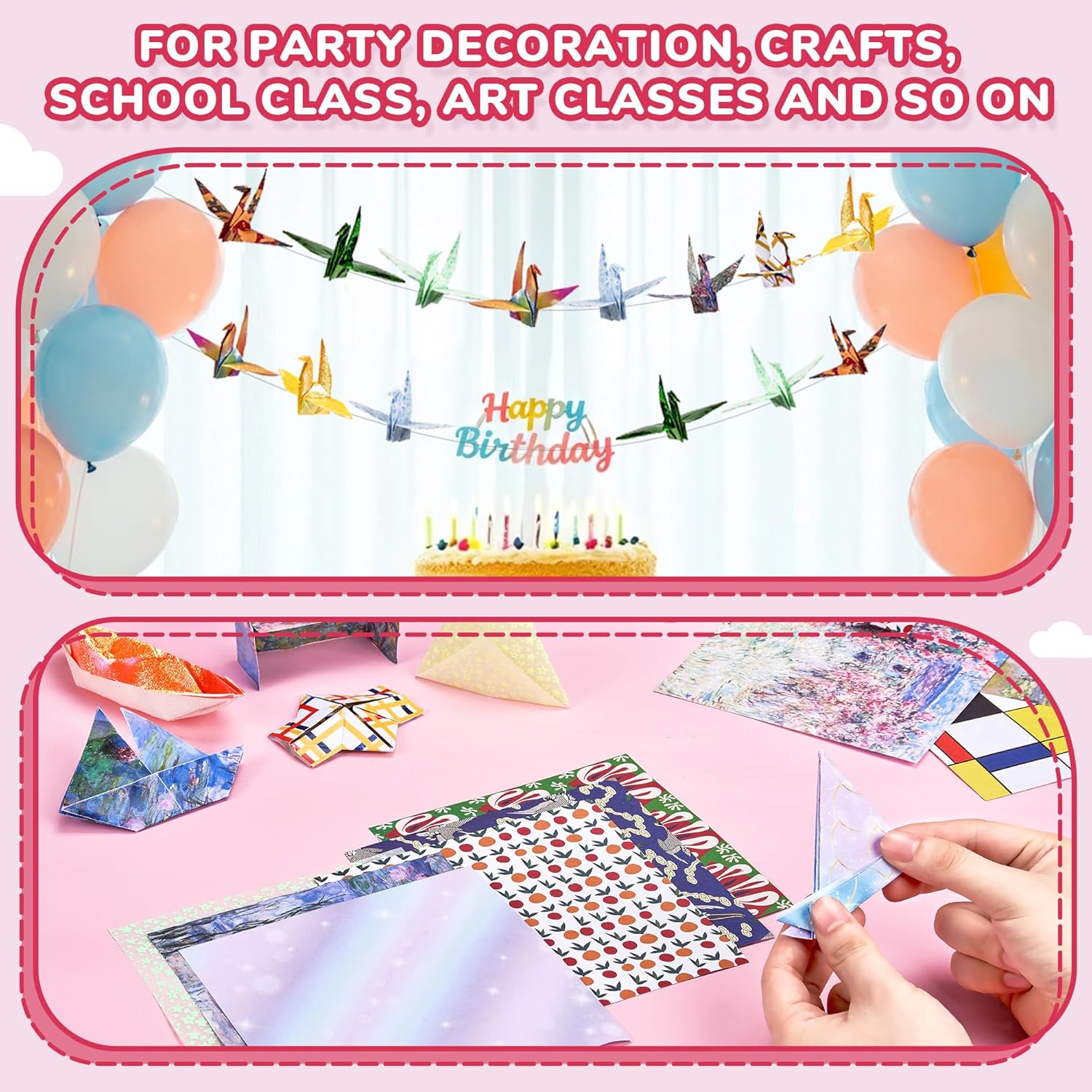 Inspired Origami Paper Monet