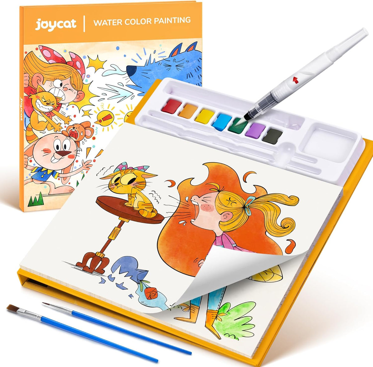JoyCat Comics Paint with Water Coloring Book for Kids Ages 3-8