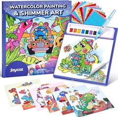 JoyCat Dinosaurs 2-in-1 Paint with Water Craft Book for Kids Ages 4-8