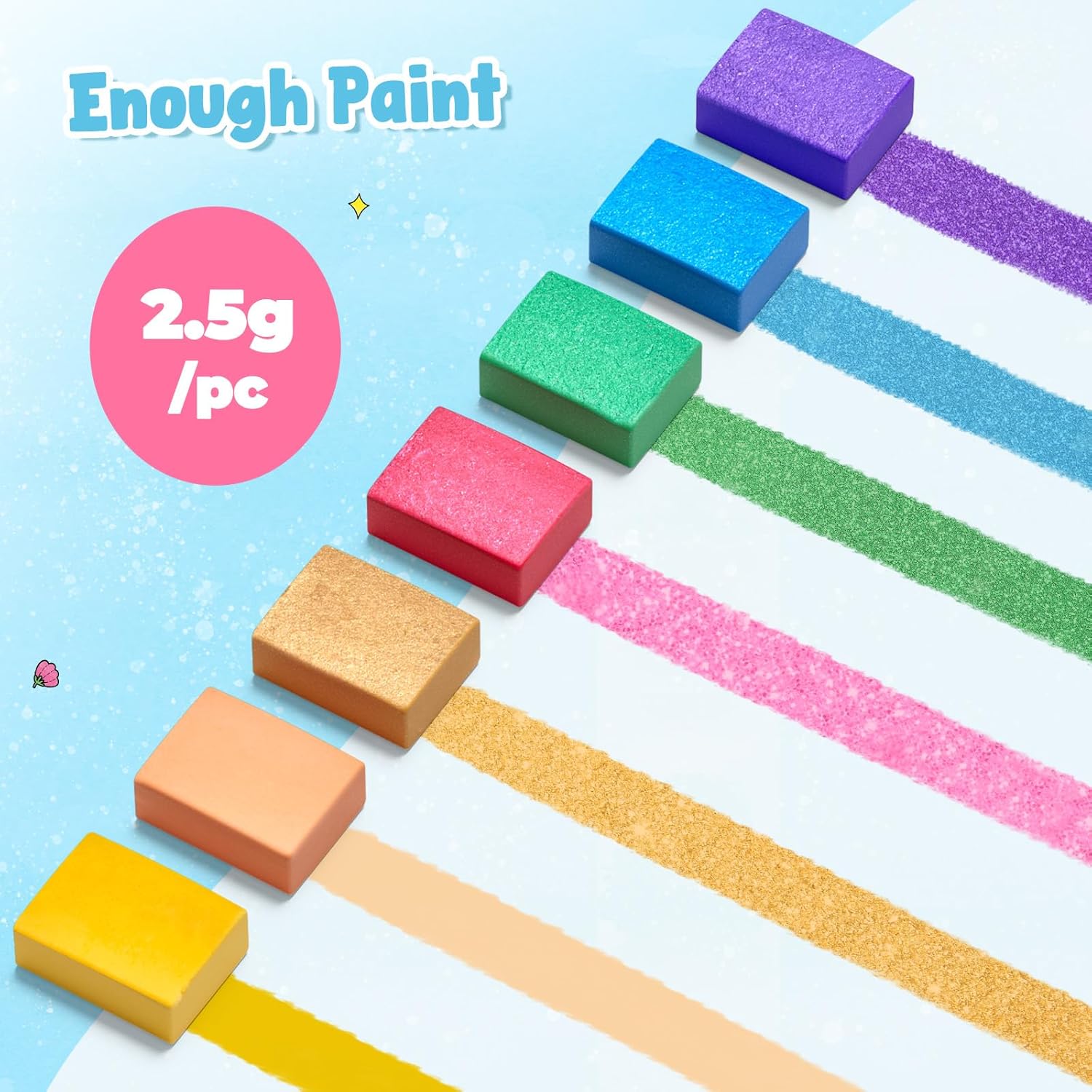 JoyCat Funfair Paint with Water Coloring Book for Kids Ages 3-8