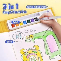 JoyCat Monsters Paint with Water Coloring Book for Kids Ages 3-8