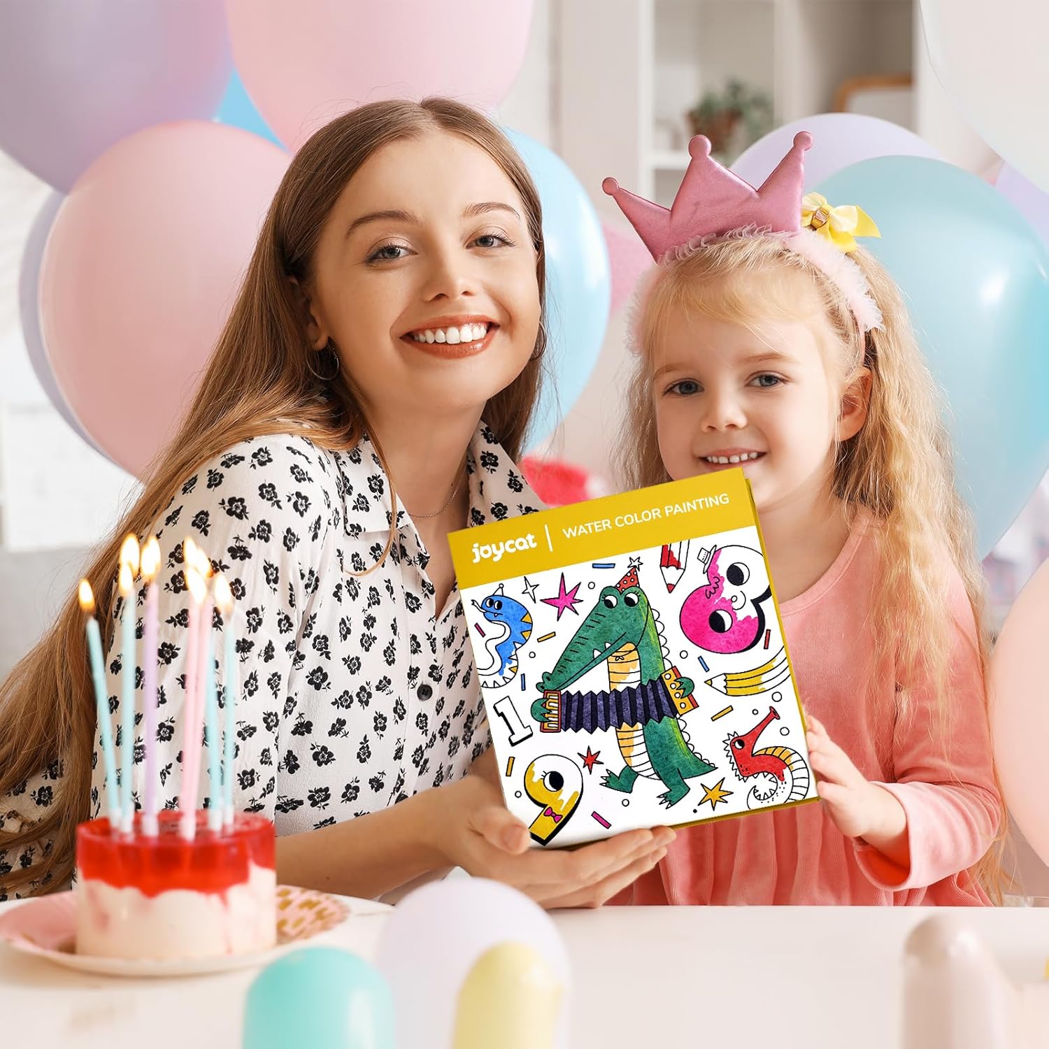 JoyCat Numbers Paint with Water Coloring Book for Kids Ages 3-8