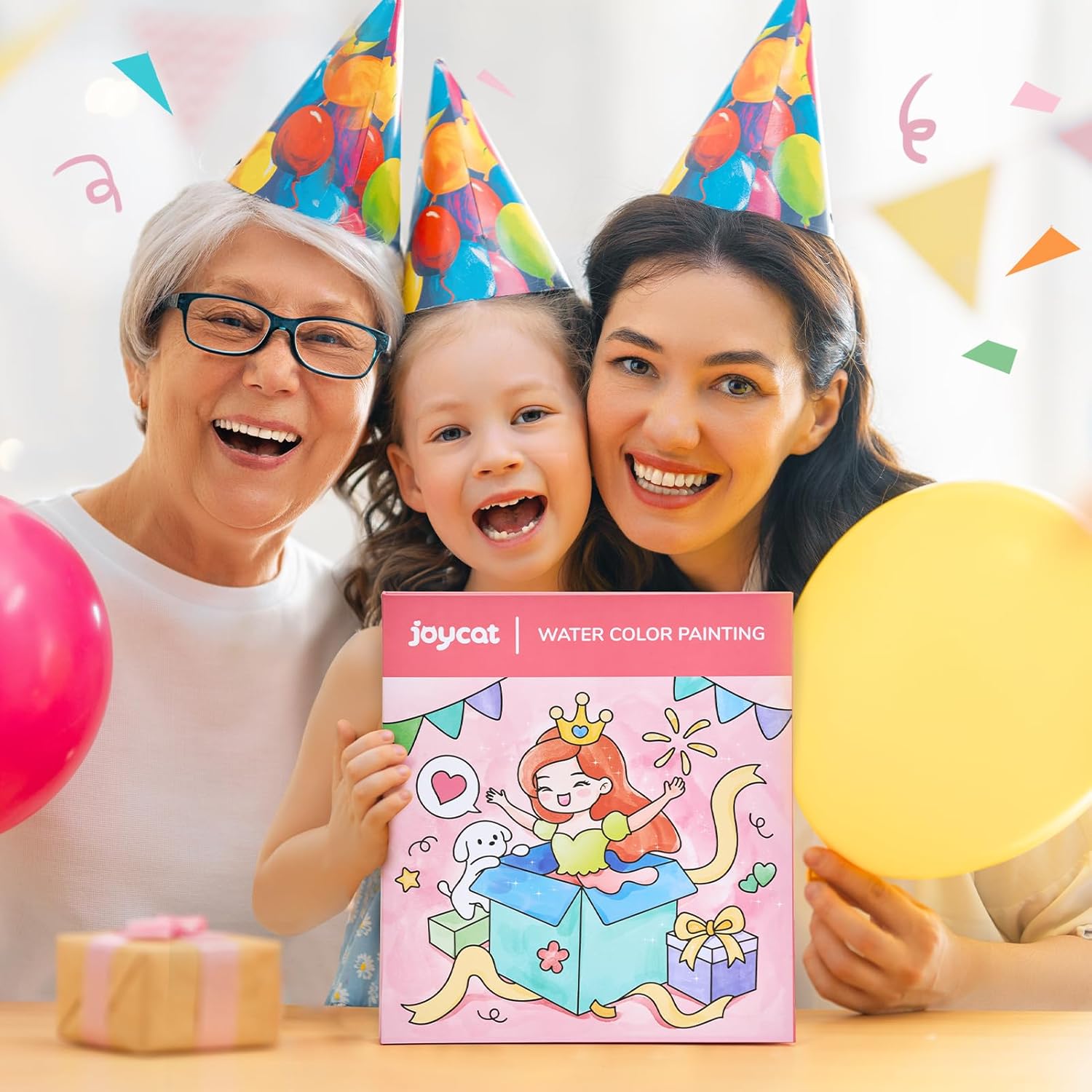 JoyCat Party Paint with Water Coloring Book for Kids Ages 3-8