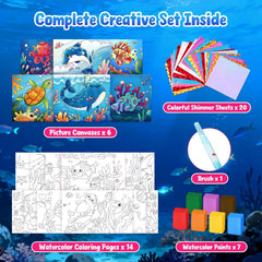 JoyCat Paint with Water Coloring Books