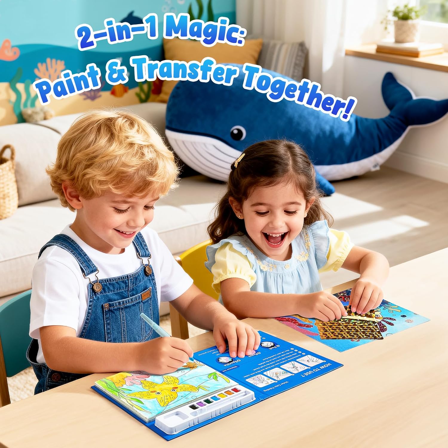 JoyCat Paint with Water Coloring Books