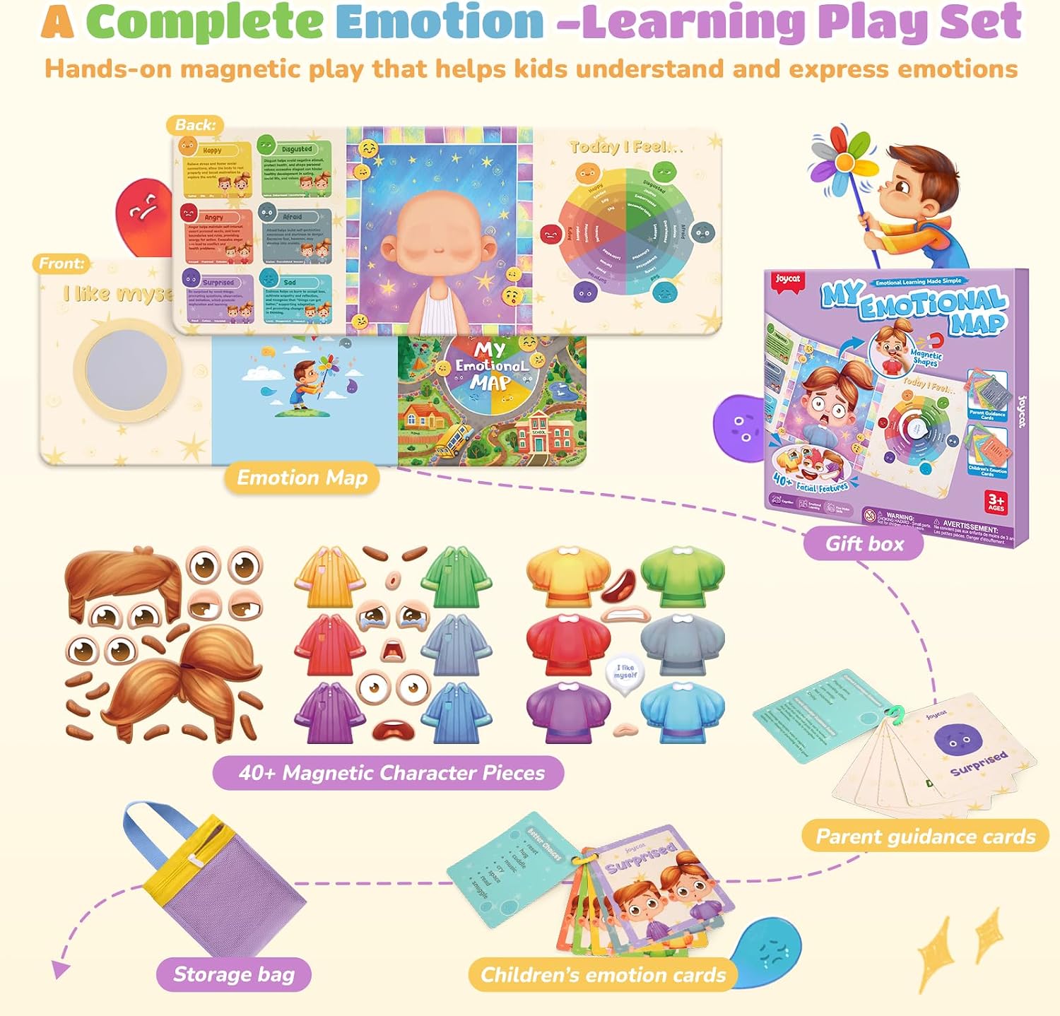JoyCat Magnetic Feelings Face Set