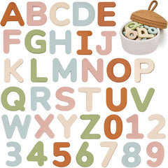 Silicone Magnetic Uppercase Letters & Numbers – 36-Piece Set