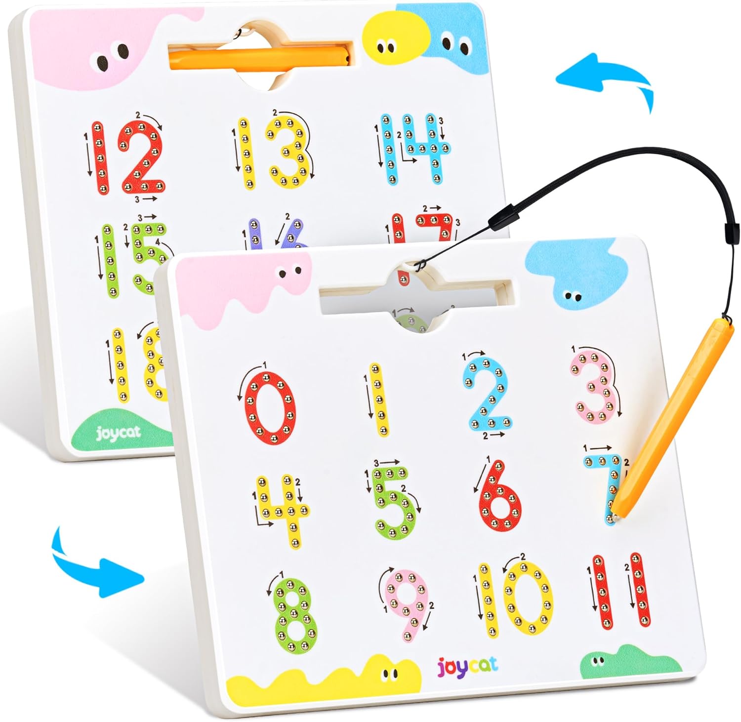 Magnetic Letter Tracing Board – Double-Sided ABC Sensory Toy