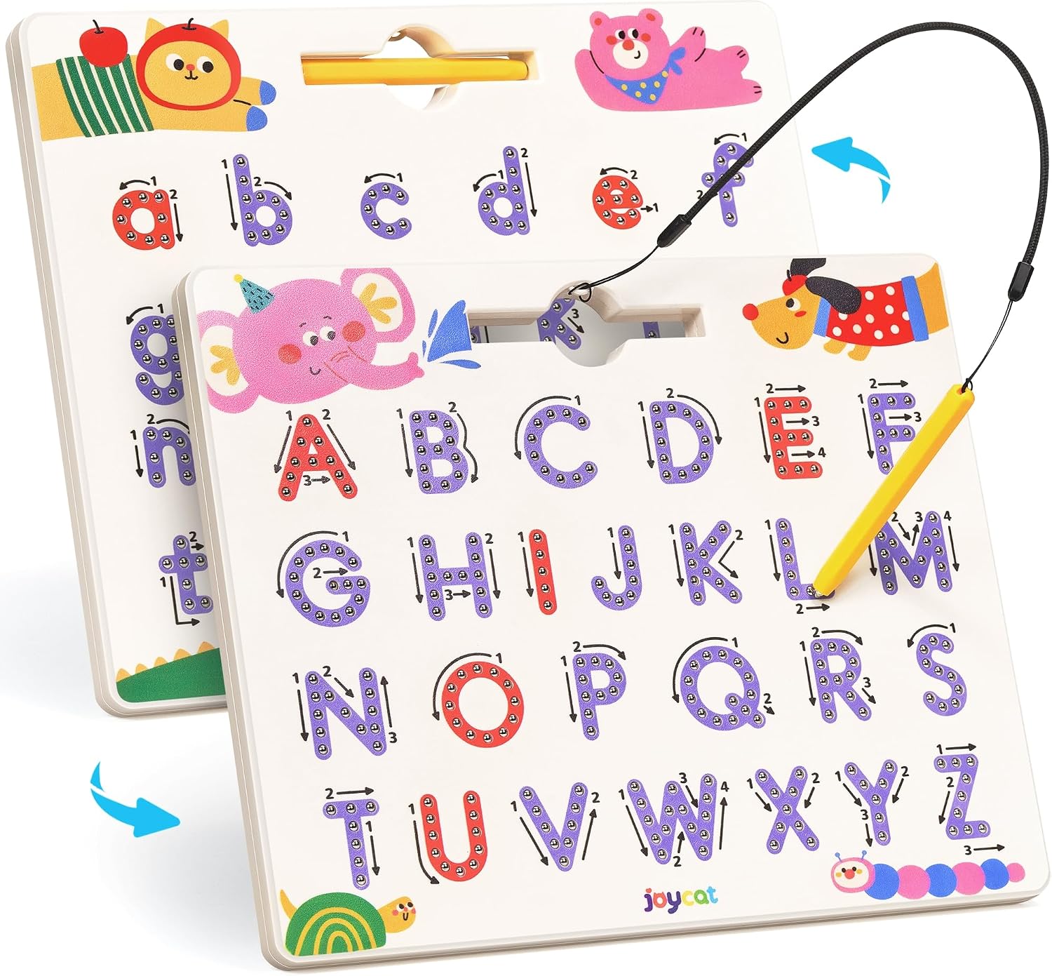 Magnetic Letter Tracing Board – Double-Sided ABC Sensory Toy