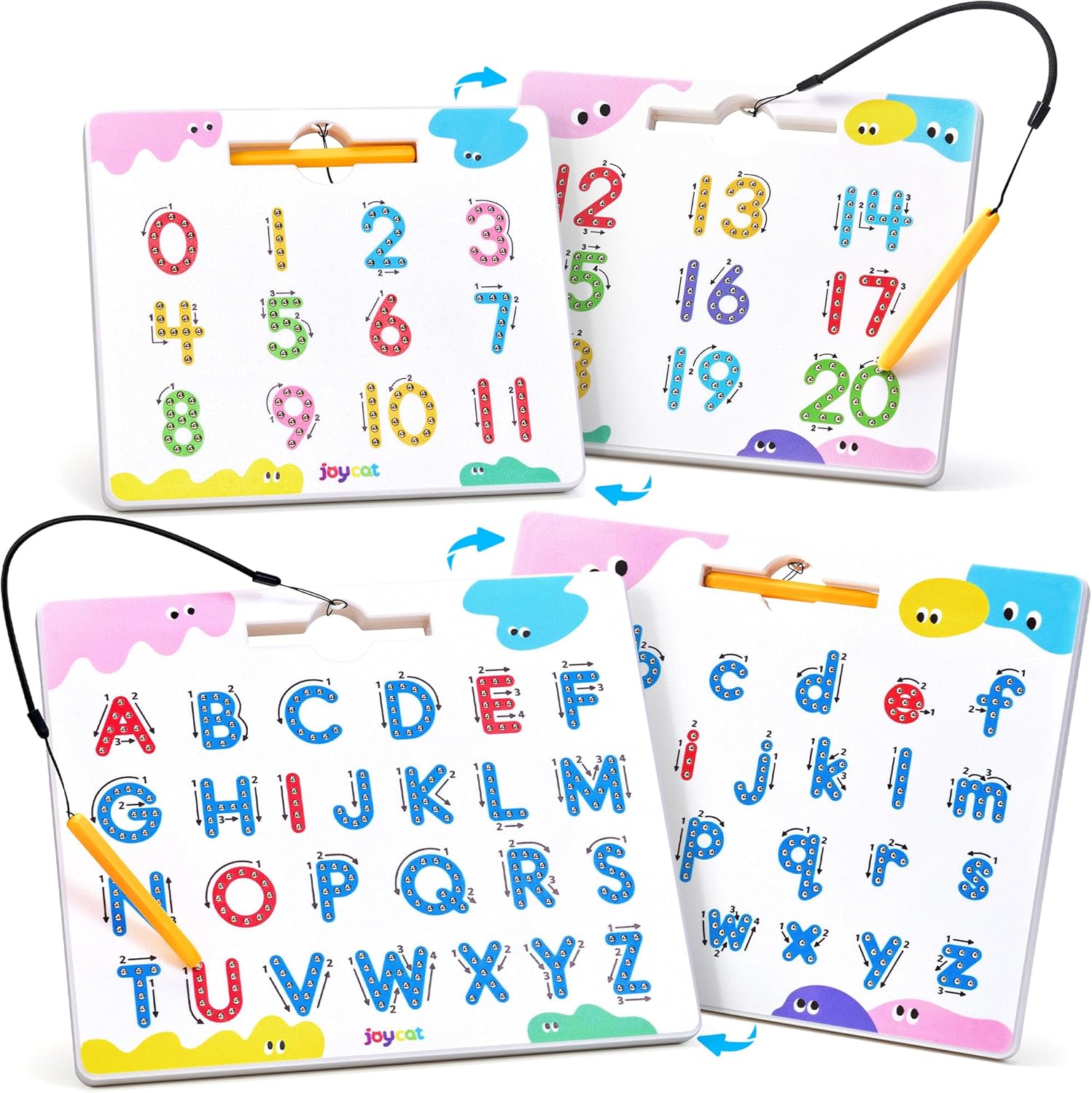 Magnetic Letter Tracing Board – Double-Sided ABC Sensory Toy