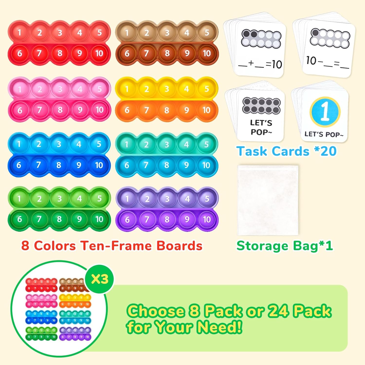Ten-Frame Math Learning Tools