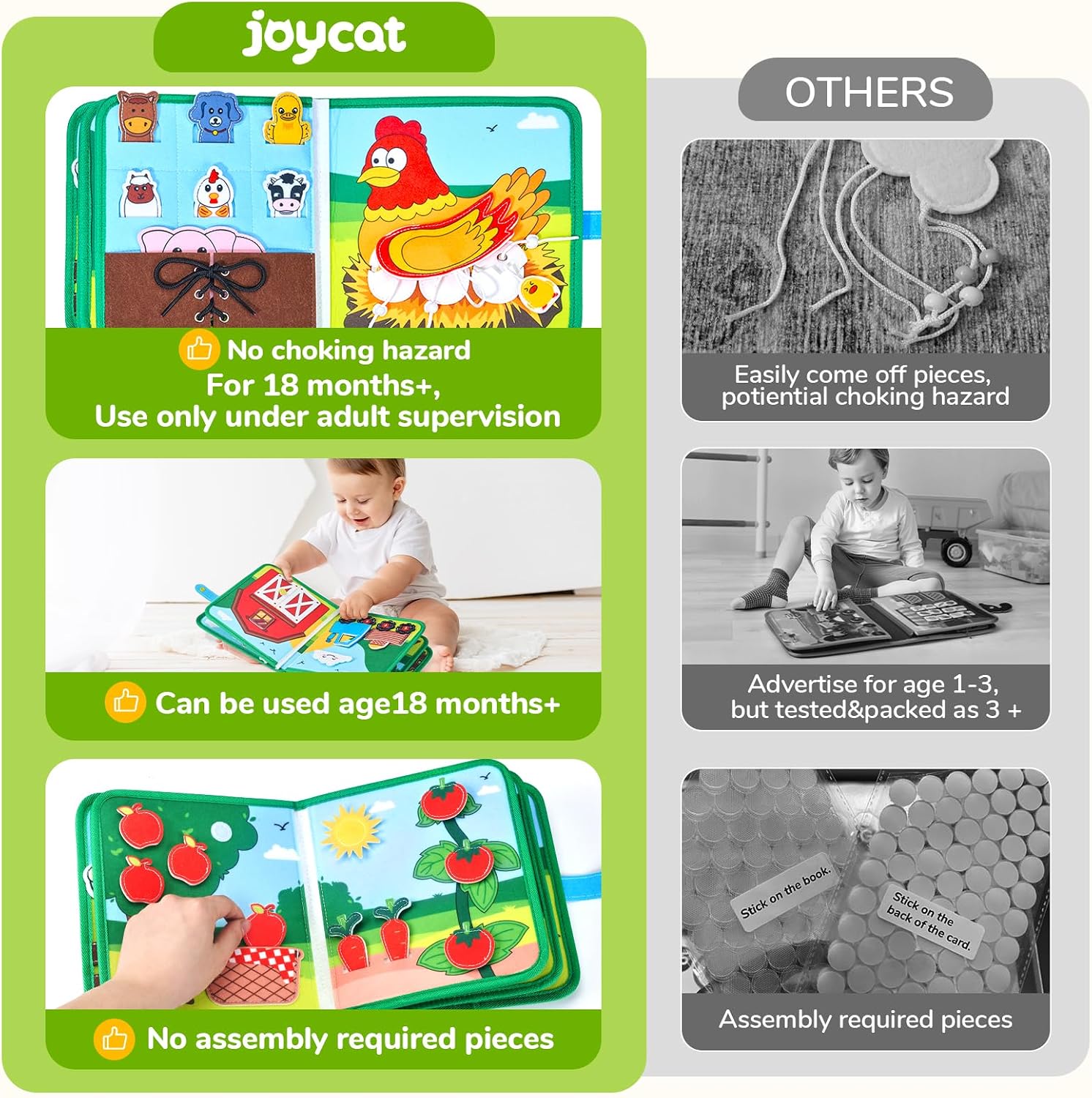 JoyCat Farm Busy Book