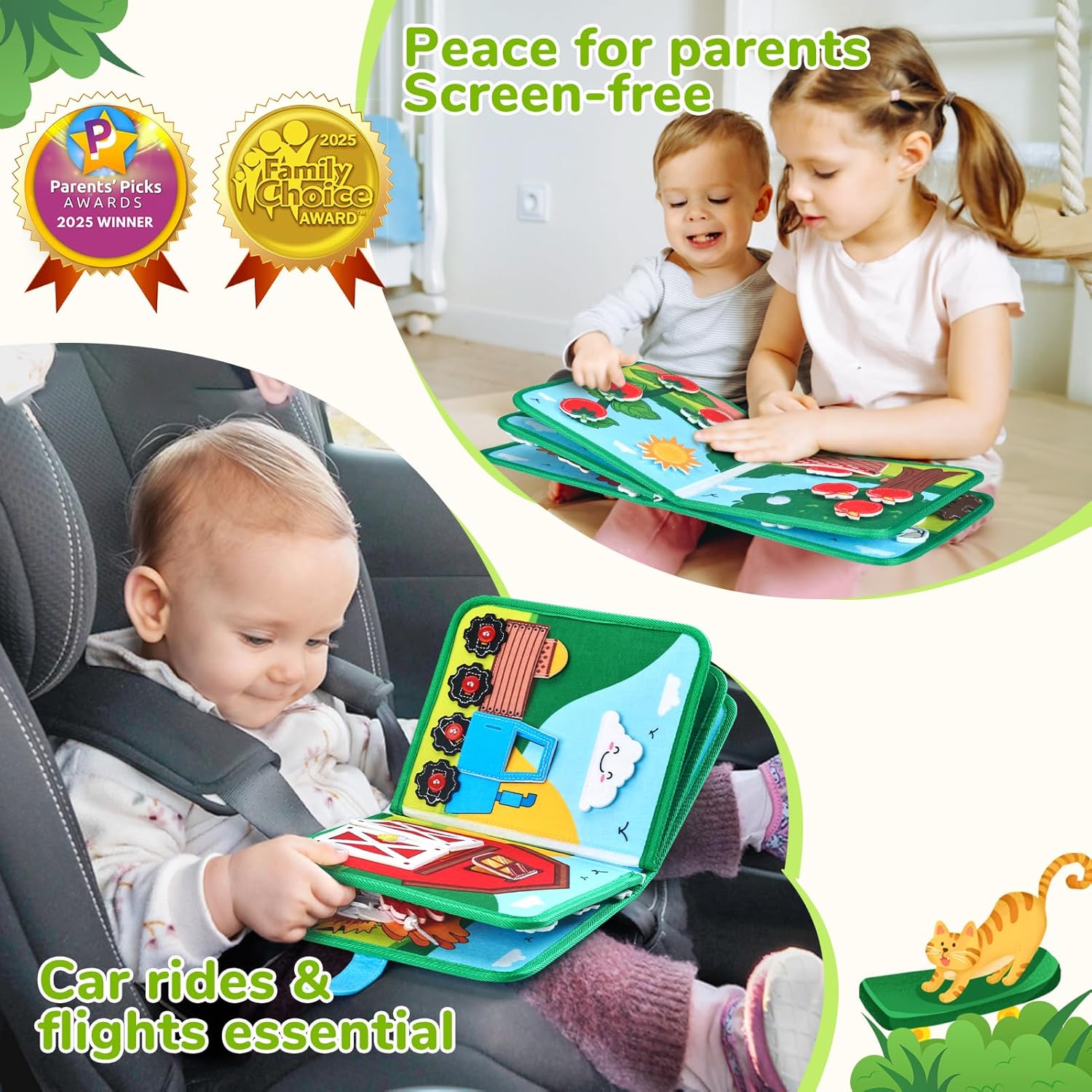 JoyCat Farm Busy Book