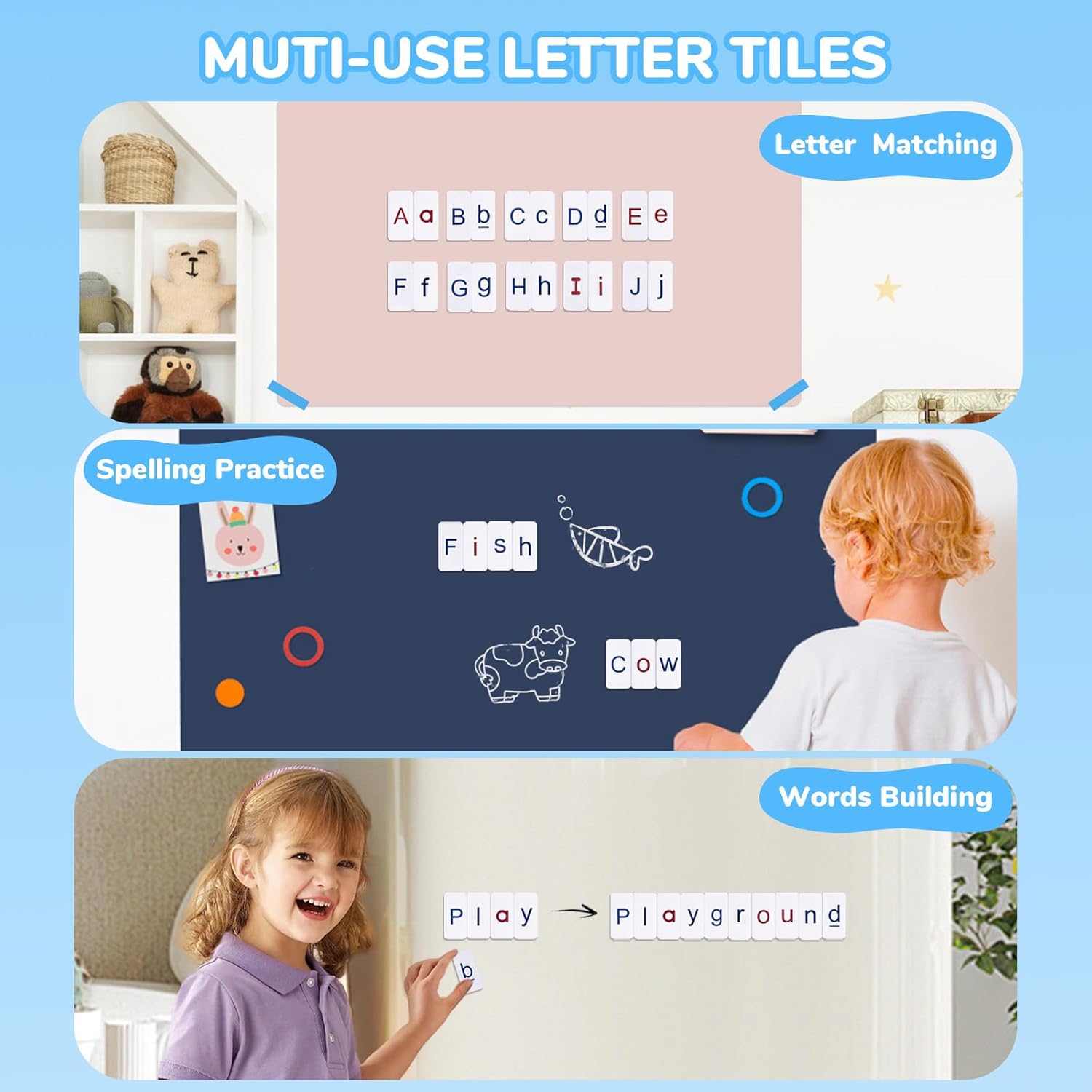 Classroom Magnetic Letter Tiles