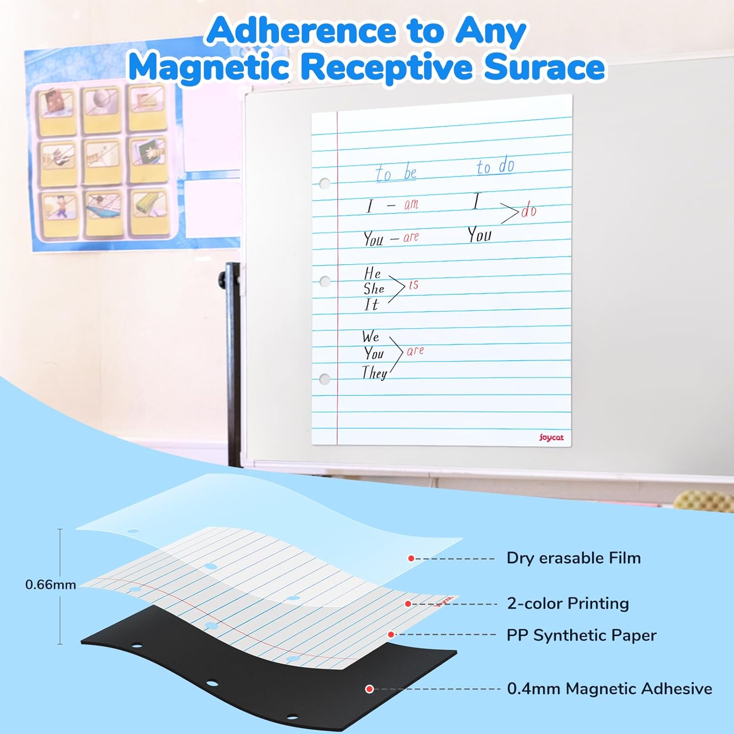 Giant Magnetic Dry Erase Notebook Paper
